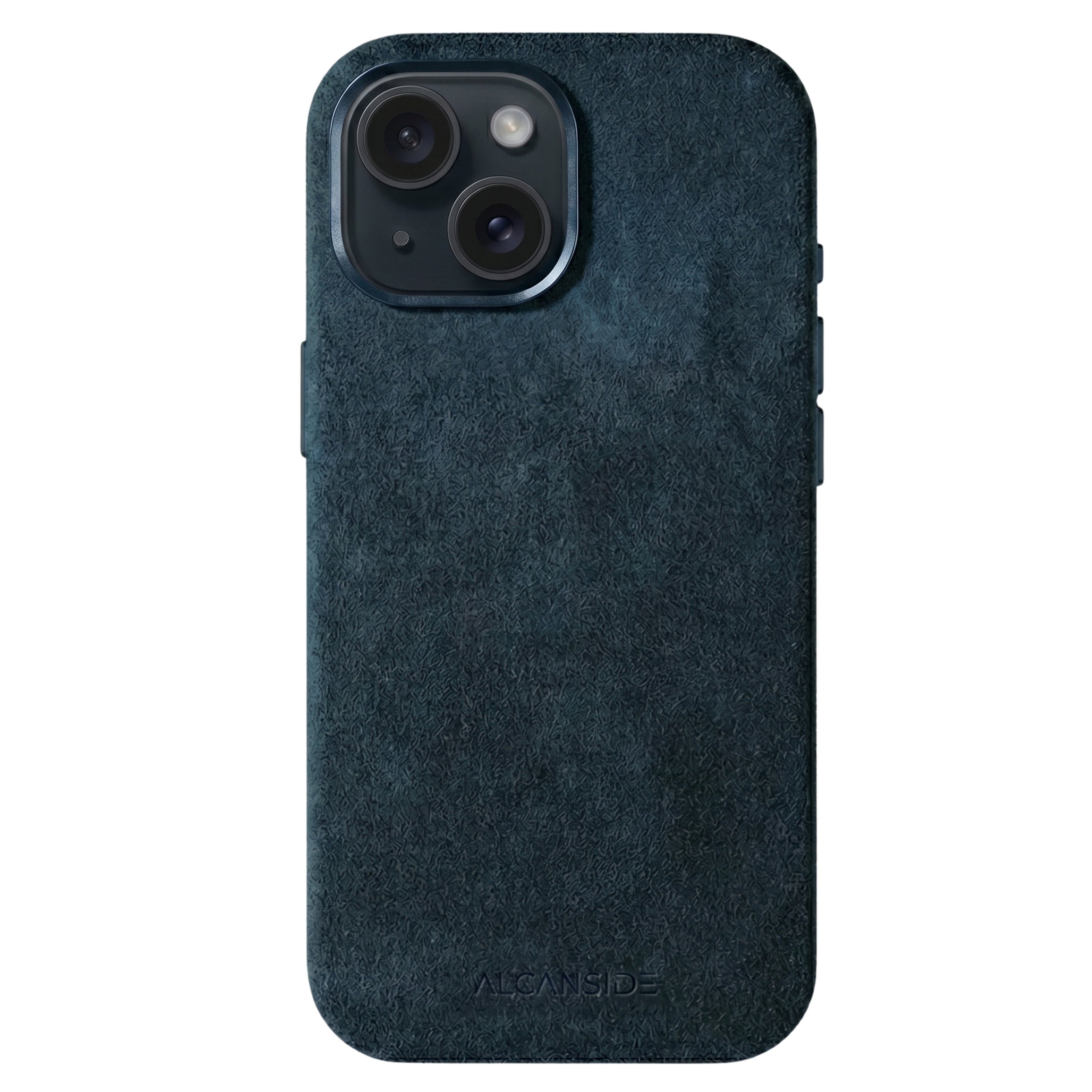 iPhone 15 - Alcantara Case - Navy Blue