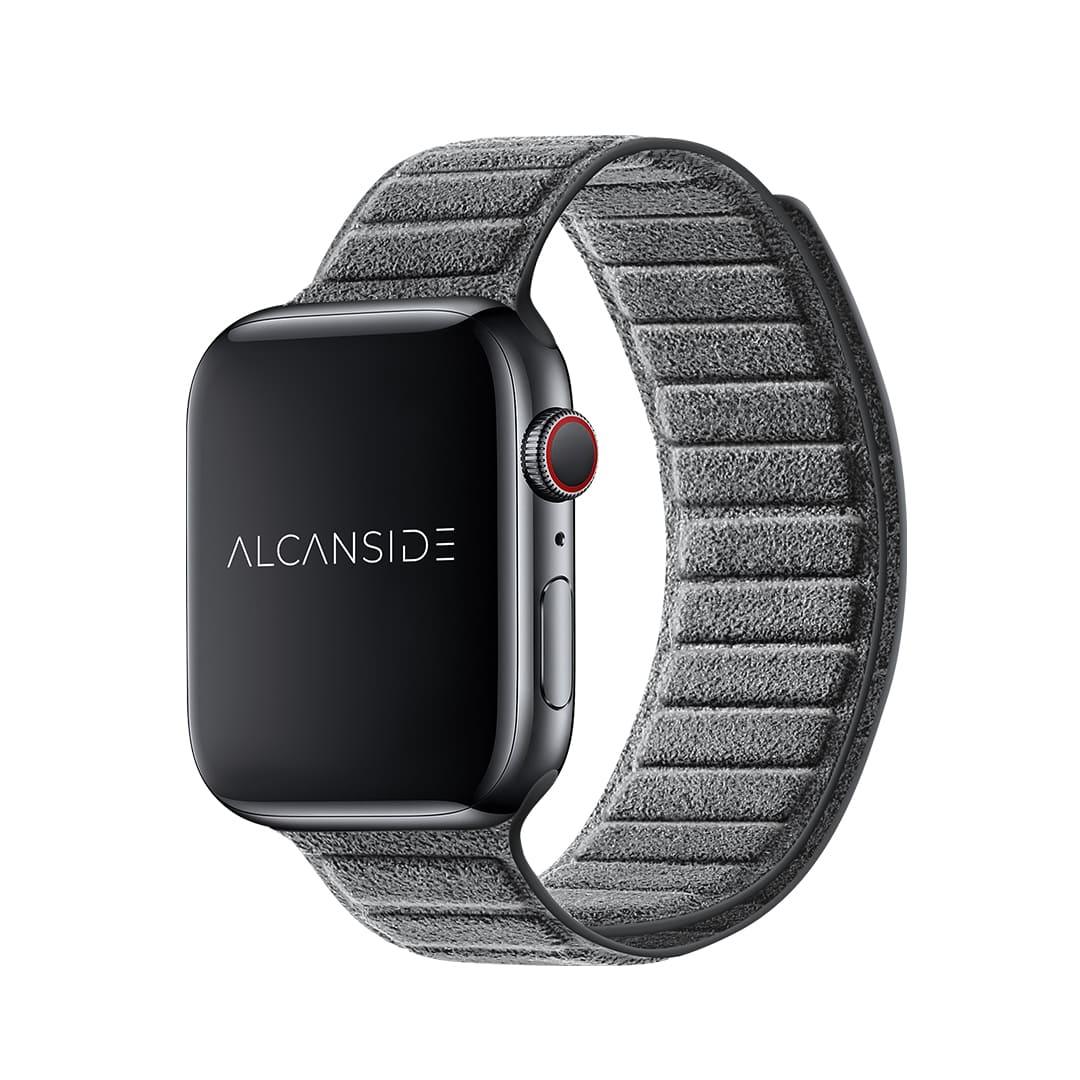 Alcantara Apple Watch Band - Nardo Gray - 42/44/45/46mm & Ultra (49mm)