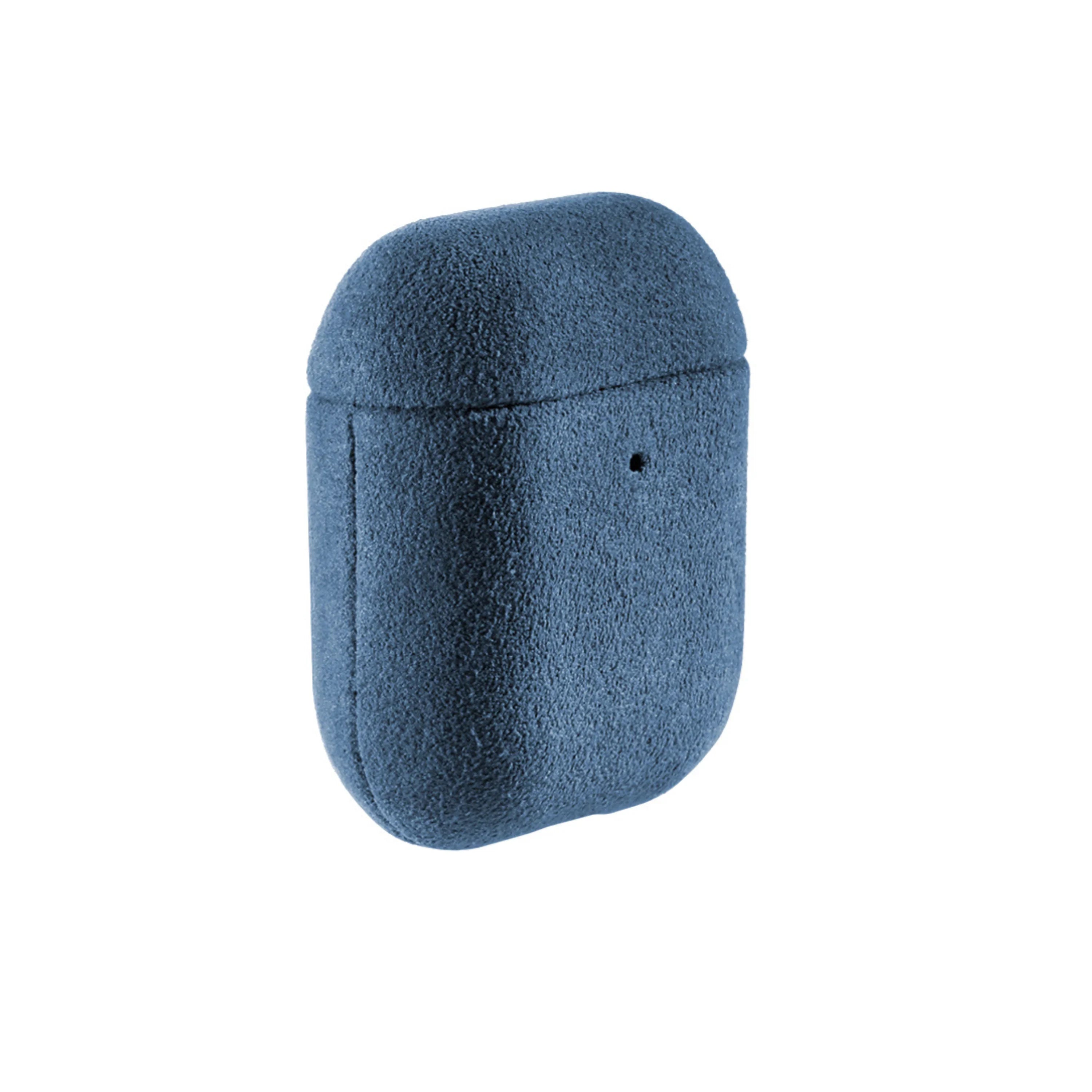 AirPods 1/2 Gen Alcantara Case - Ocean Blue