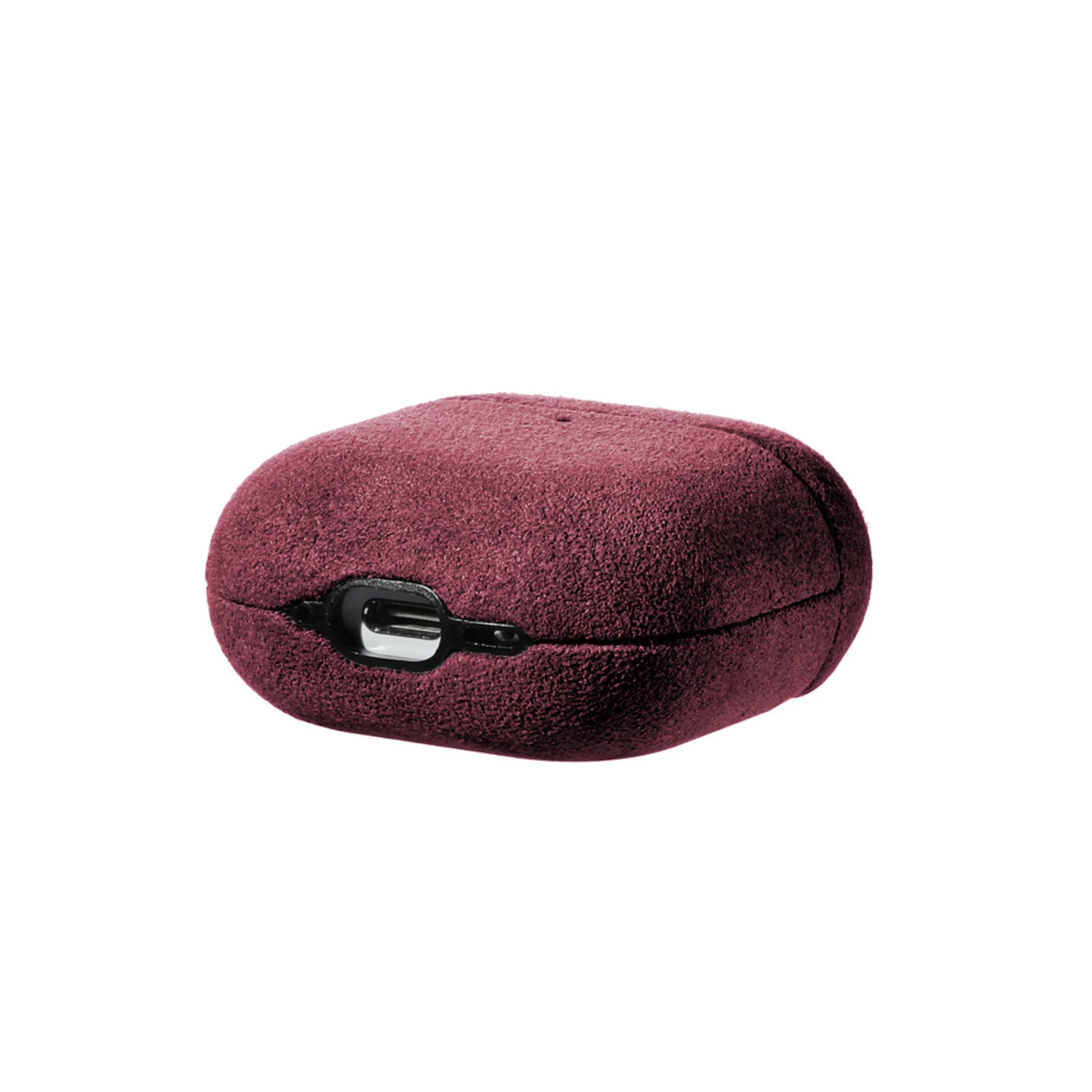 AirPods (4th generation) Alcantara Case - Wine Red