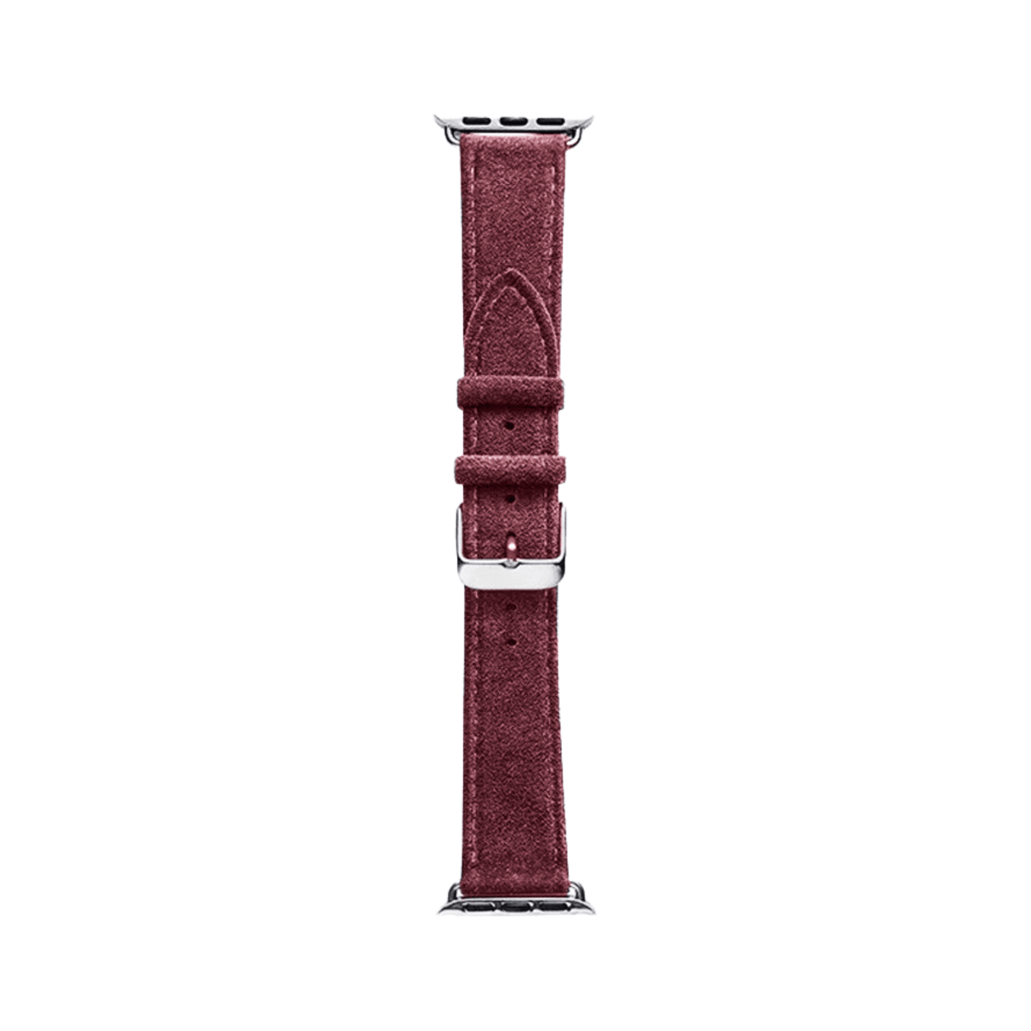 Alcantara Apple Watch Band With Buckle - Wine Red - 38/40/41/42mm - Alcanside