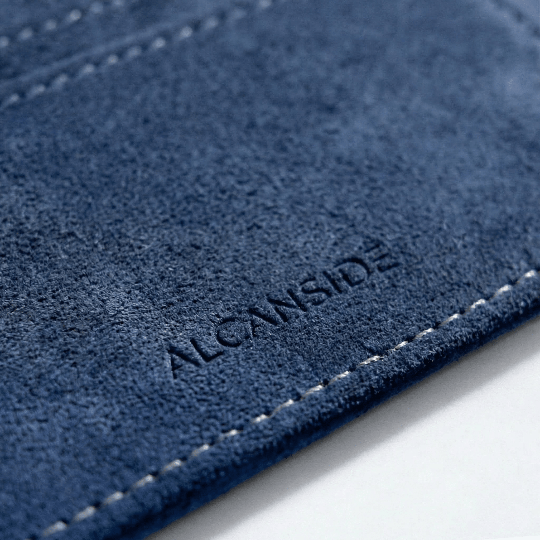 Alcantara Card Wallet - Ocean Blue - Alcanside
