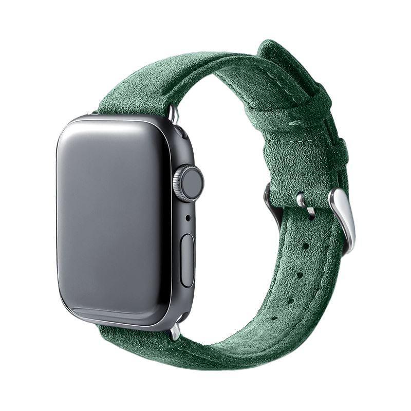 Alcantara Apple Watch Band With Buckle - Midnight Green - 38/40/41/42mm - Alcanside