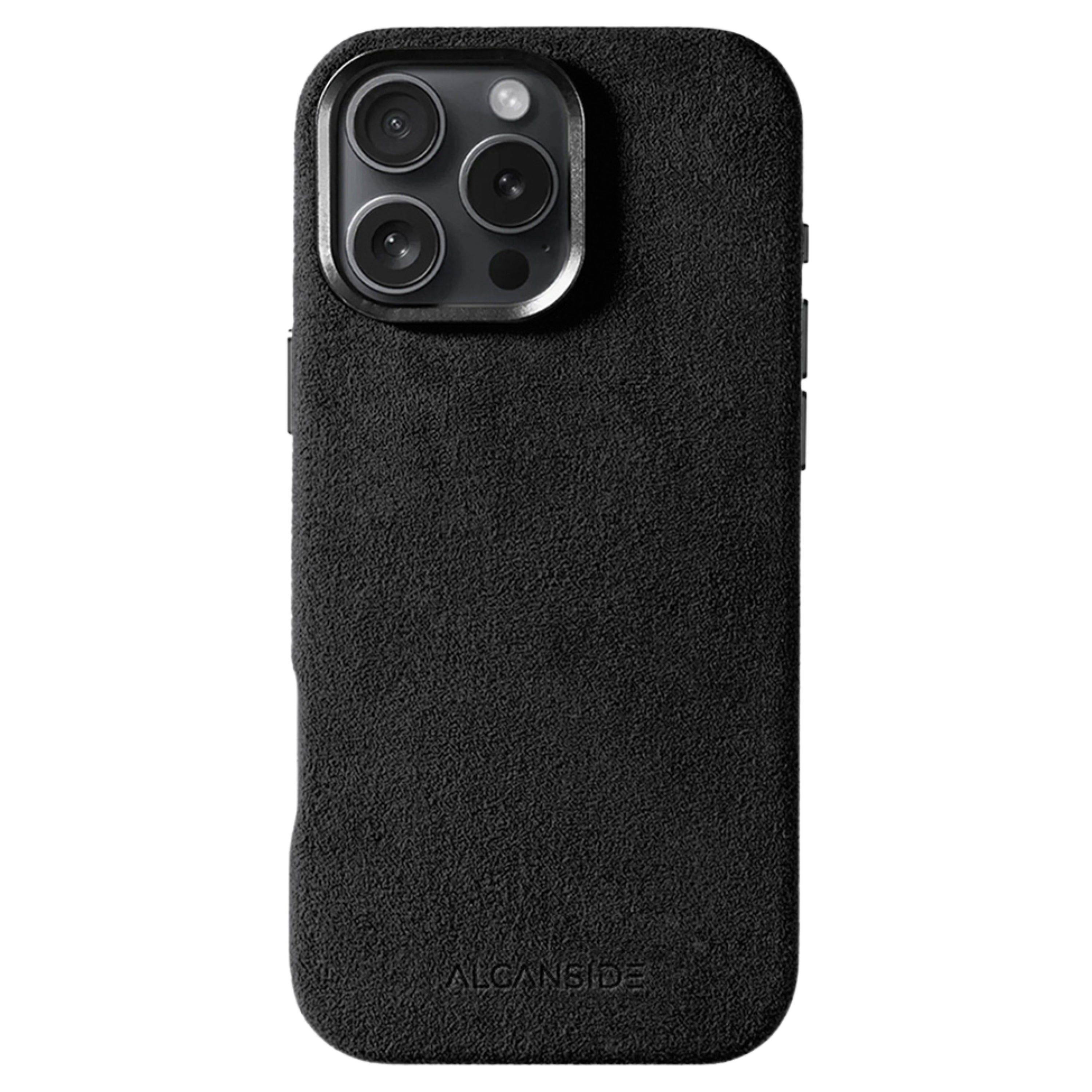 iPhone 16 Pro - Alcantara Case - Deep Black