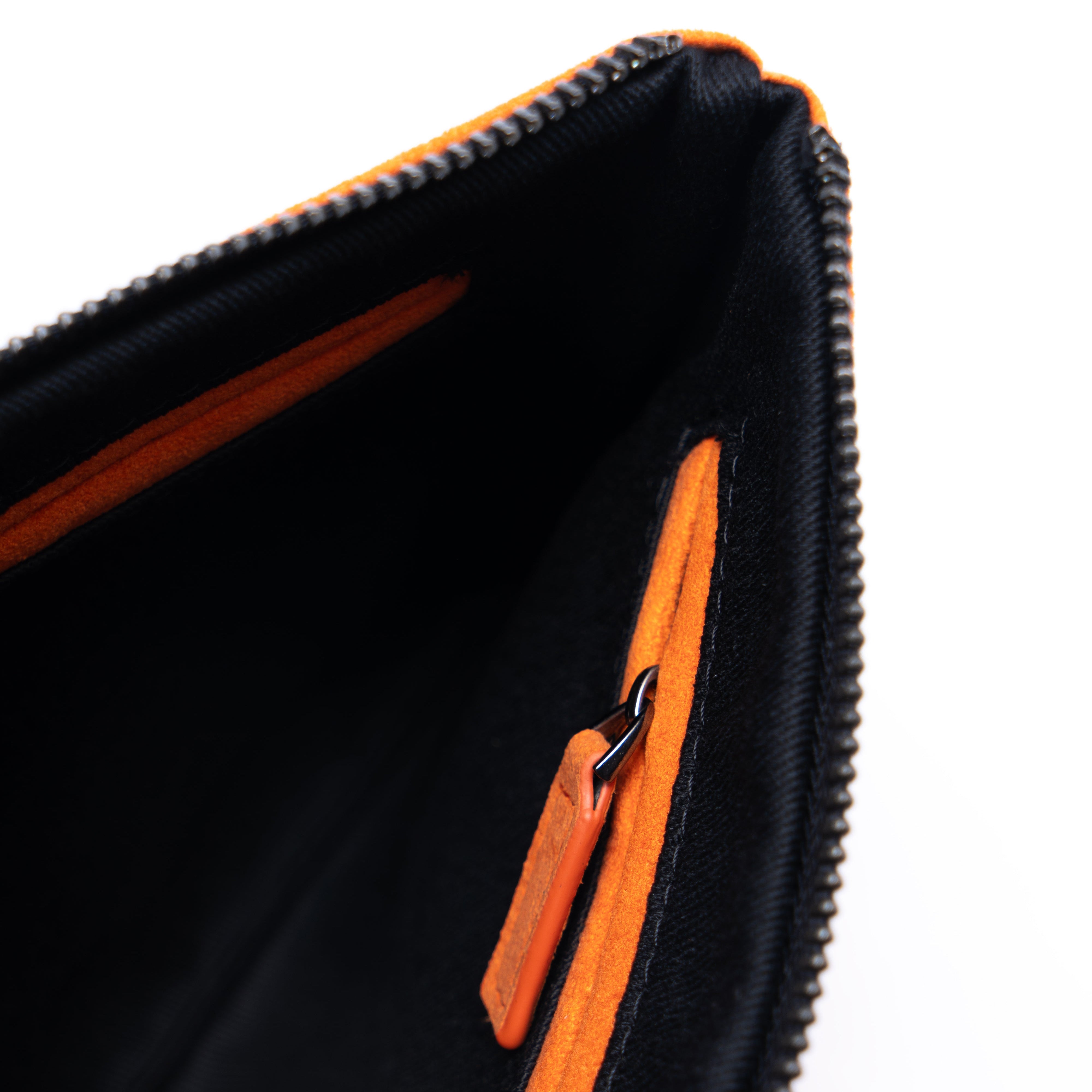 Alcantara Pouch - Orange