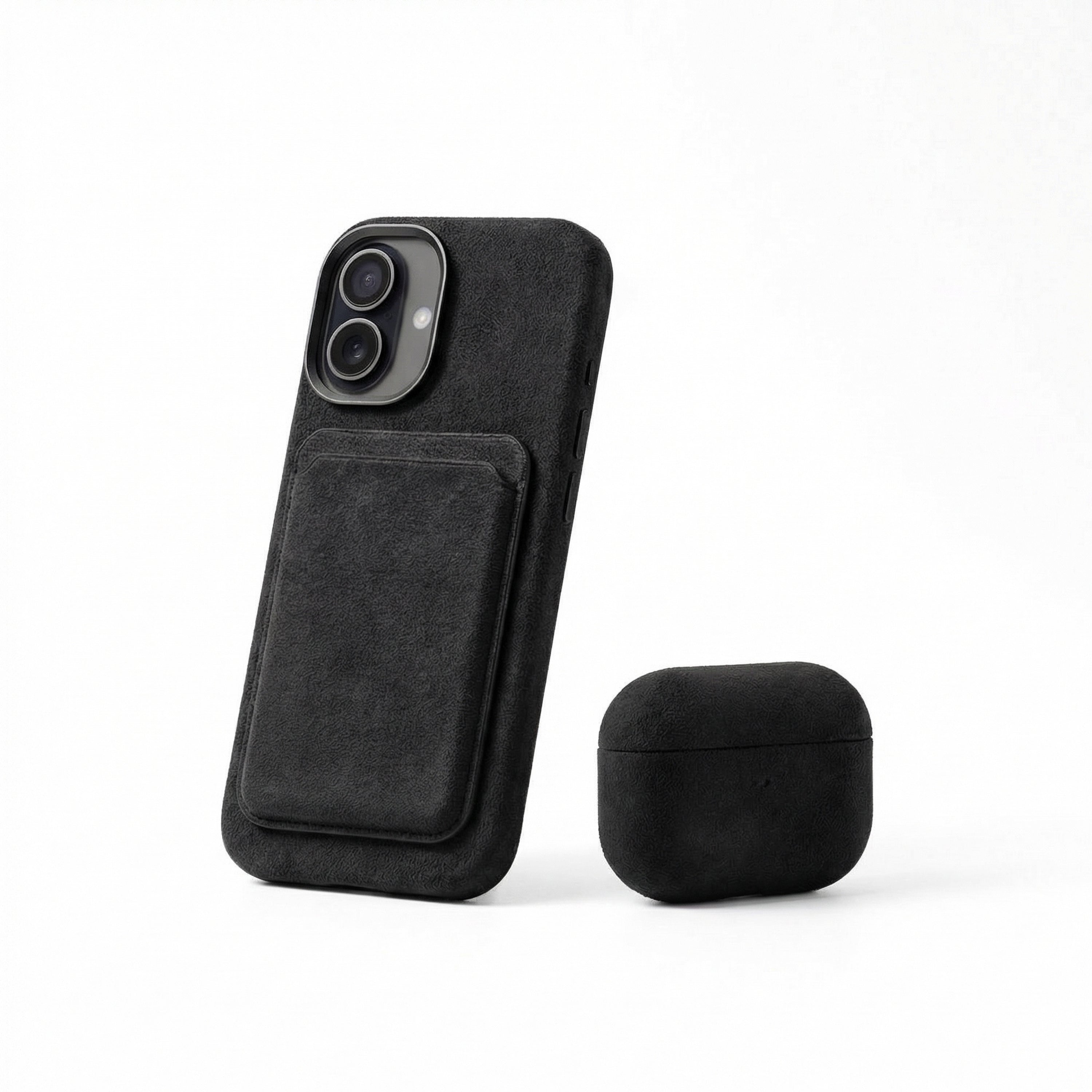iPhone 16 - Alcantara Case - Deep Black
