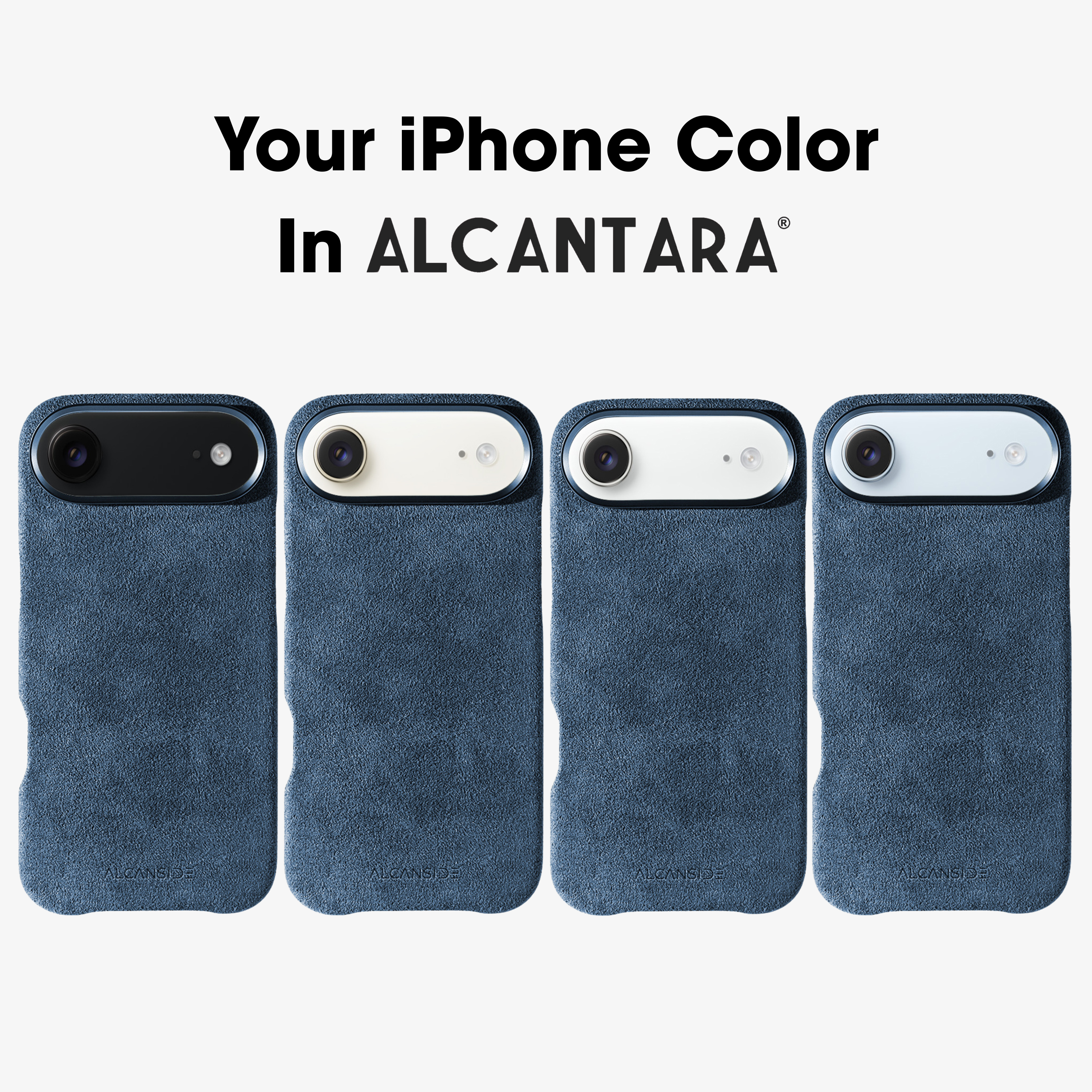 iPhone 17 Air - Alcantara Case - Ocean Blue