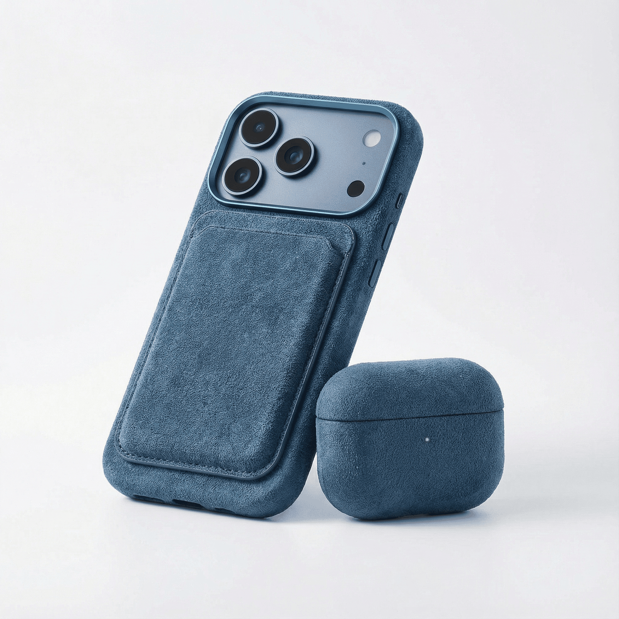 AirPods Pro (3rd Generation) Alcantara Case - Ocean Blue - Alcanside