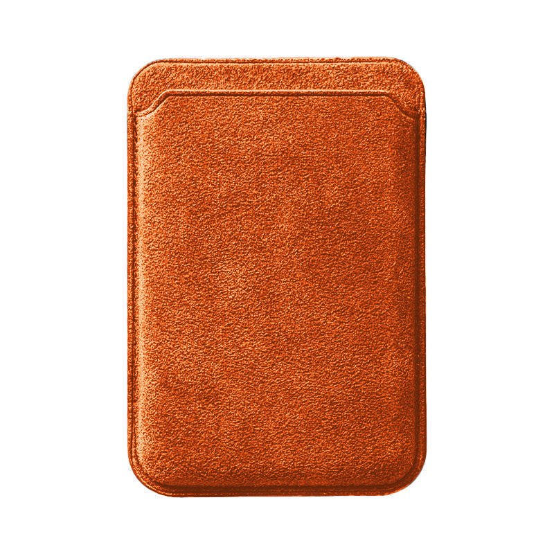 Alcantara MagSafe Wallet - Orange - Alcanside