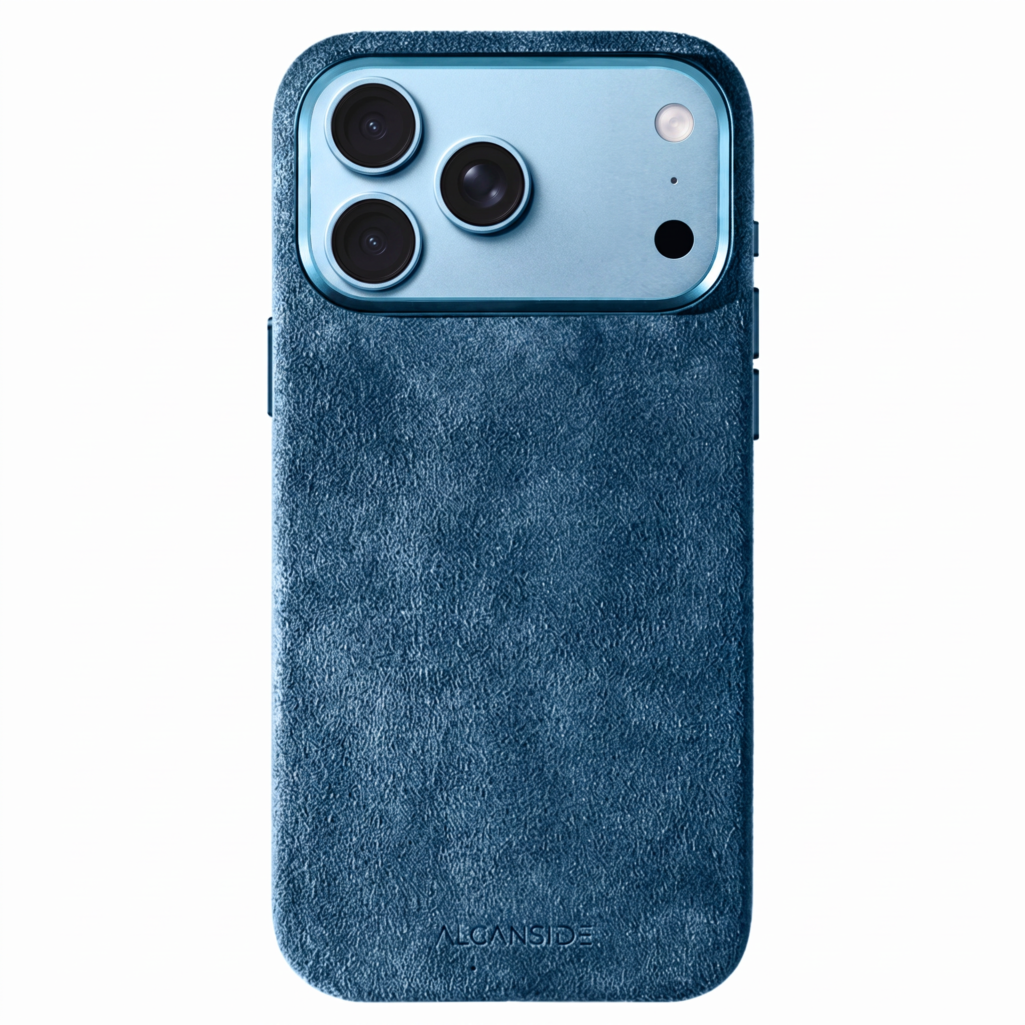 iPhone 18 Pro Max Alcantara Case Ocean Blue