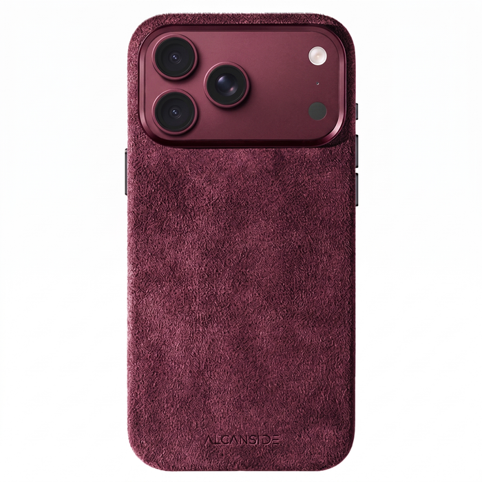 iPhone 18 Pro Max - Alcantara Case - Wine Red