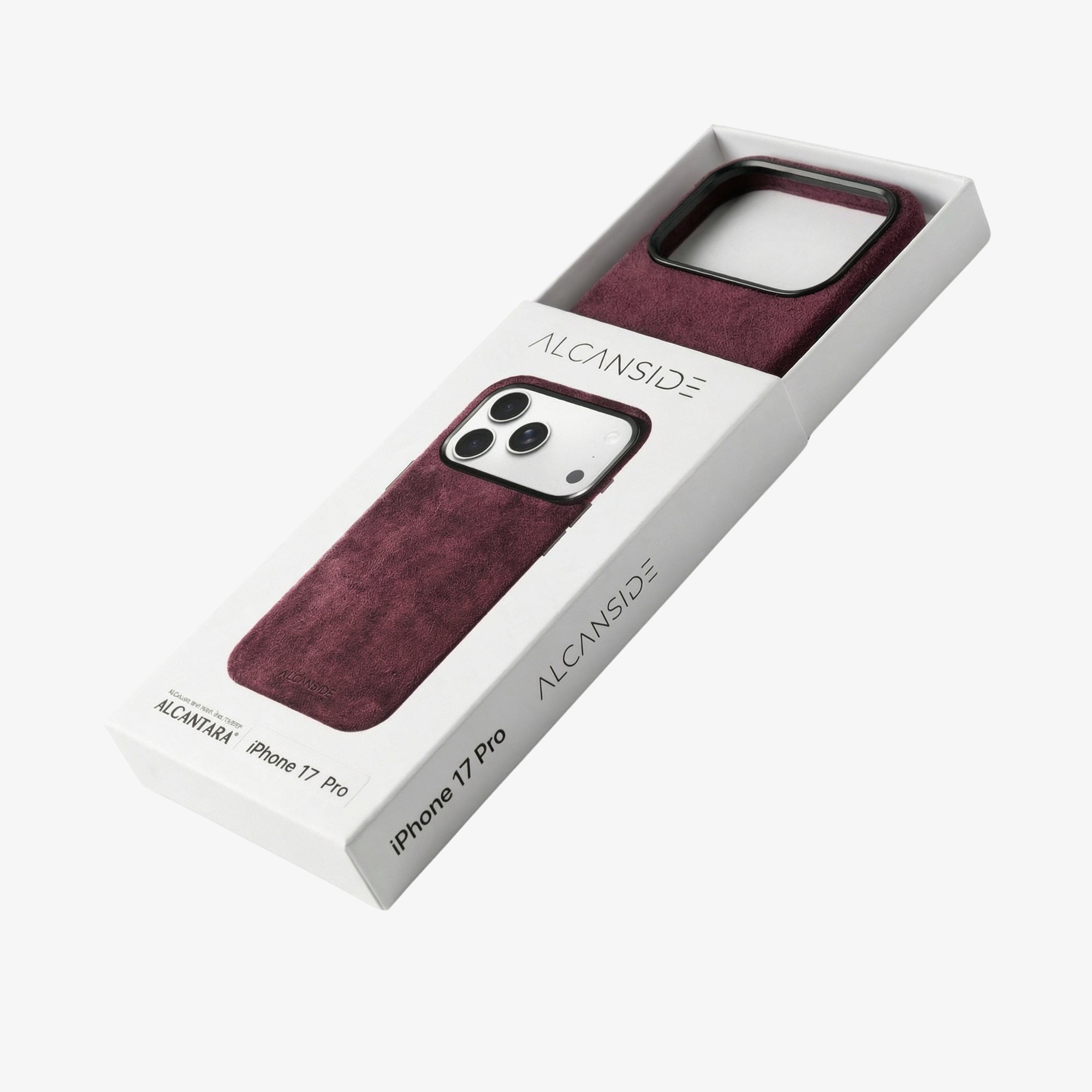 iPhone 17 Pro Max - Alcantara Case - Wine Red