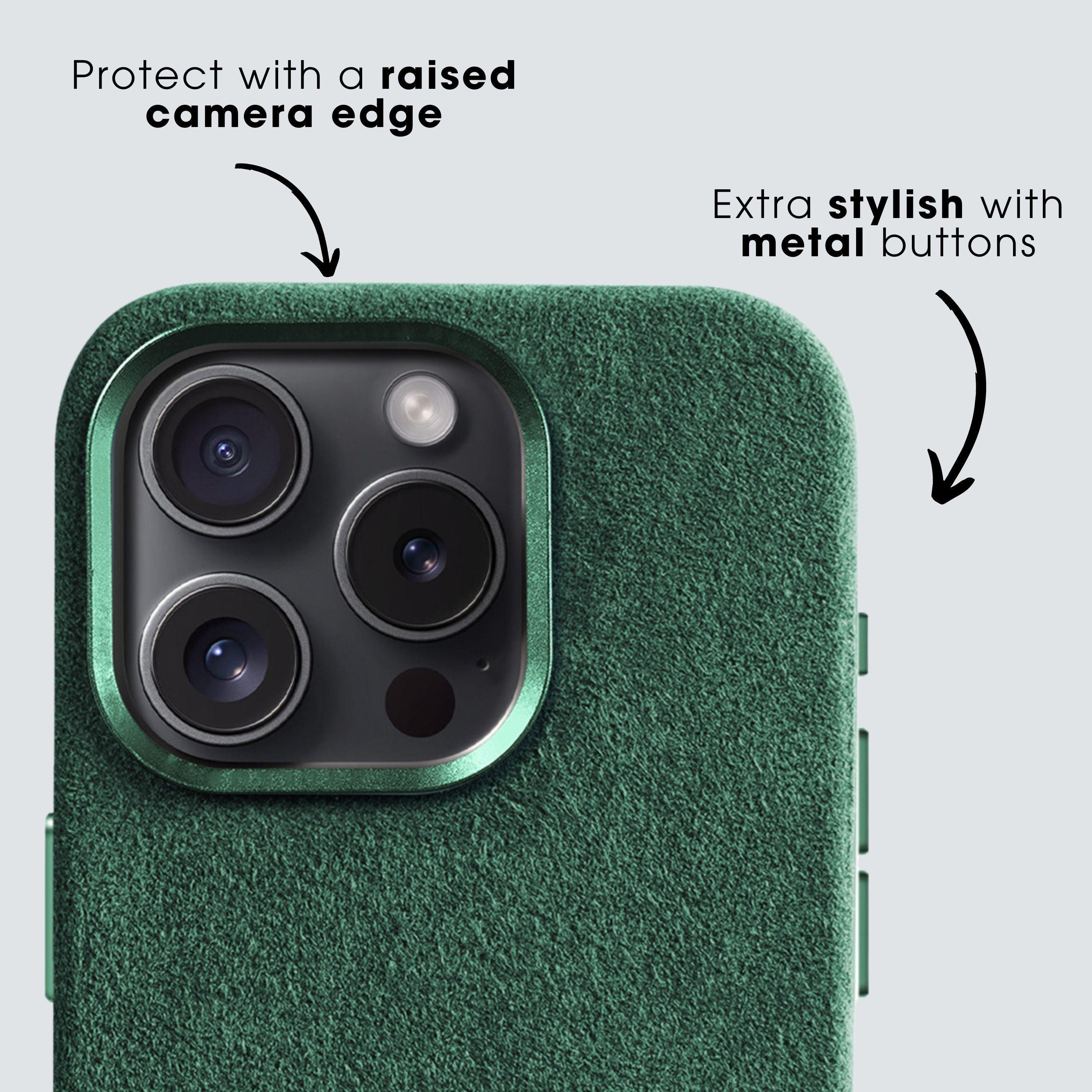 iPhone 14 Pro Max - Alcantara Case- Midnight Green - Alcanside