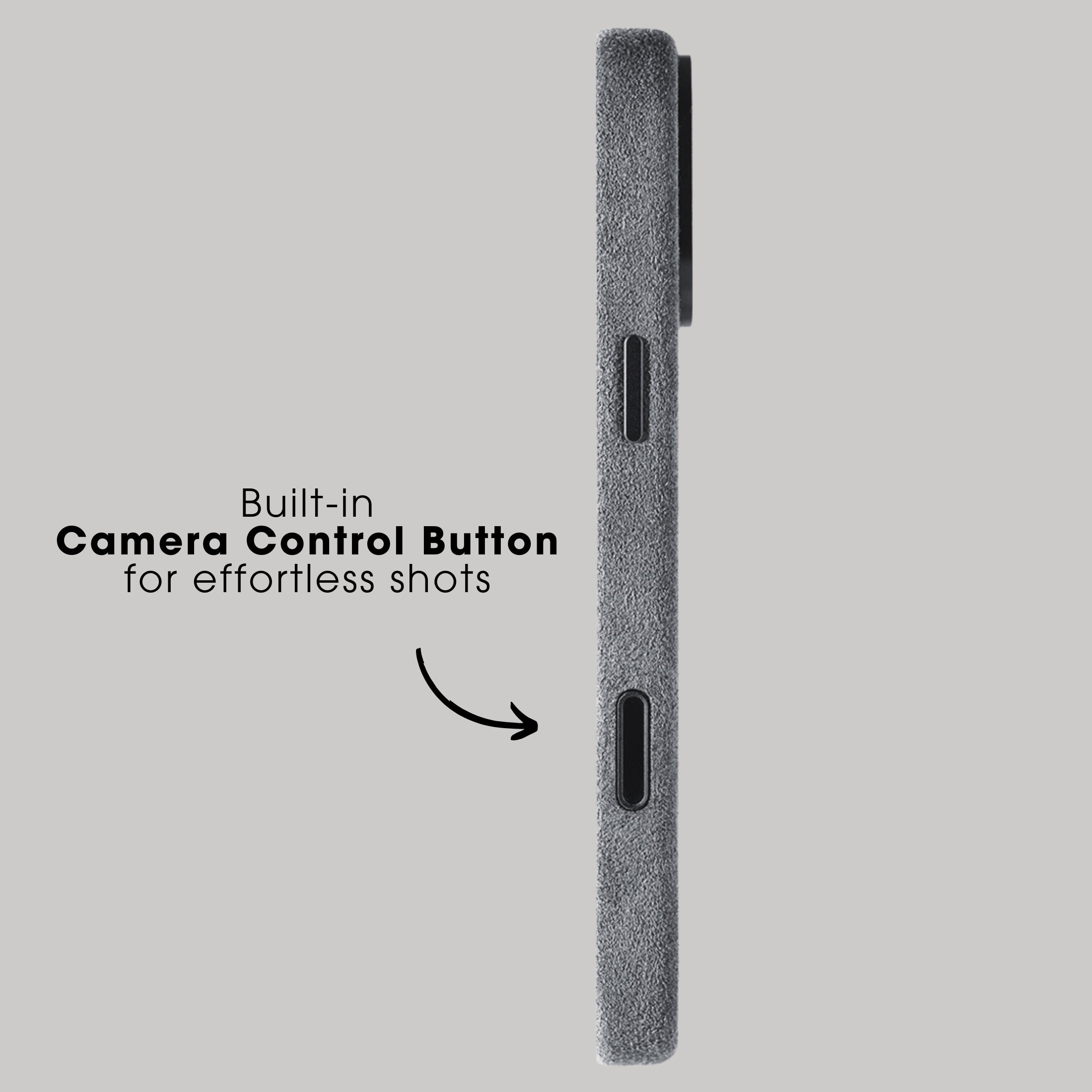 iPhone 17 Pro Max - Alcantara Case - Nardo Gray