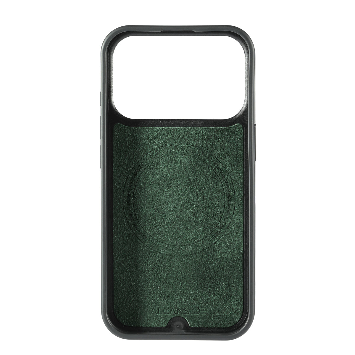 iPhone 17 Pro Max - Alcantara Back Cover - Midnight Green