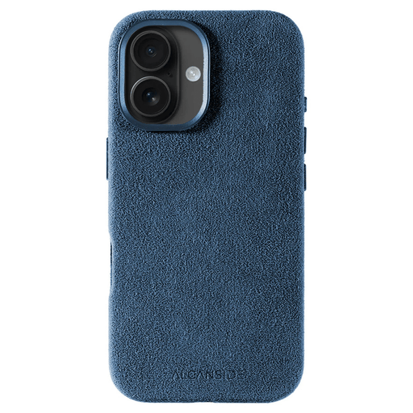 iPhone 16 - Alcantara Case - Ocean blue
