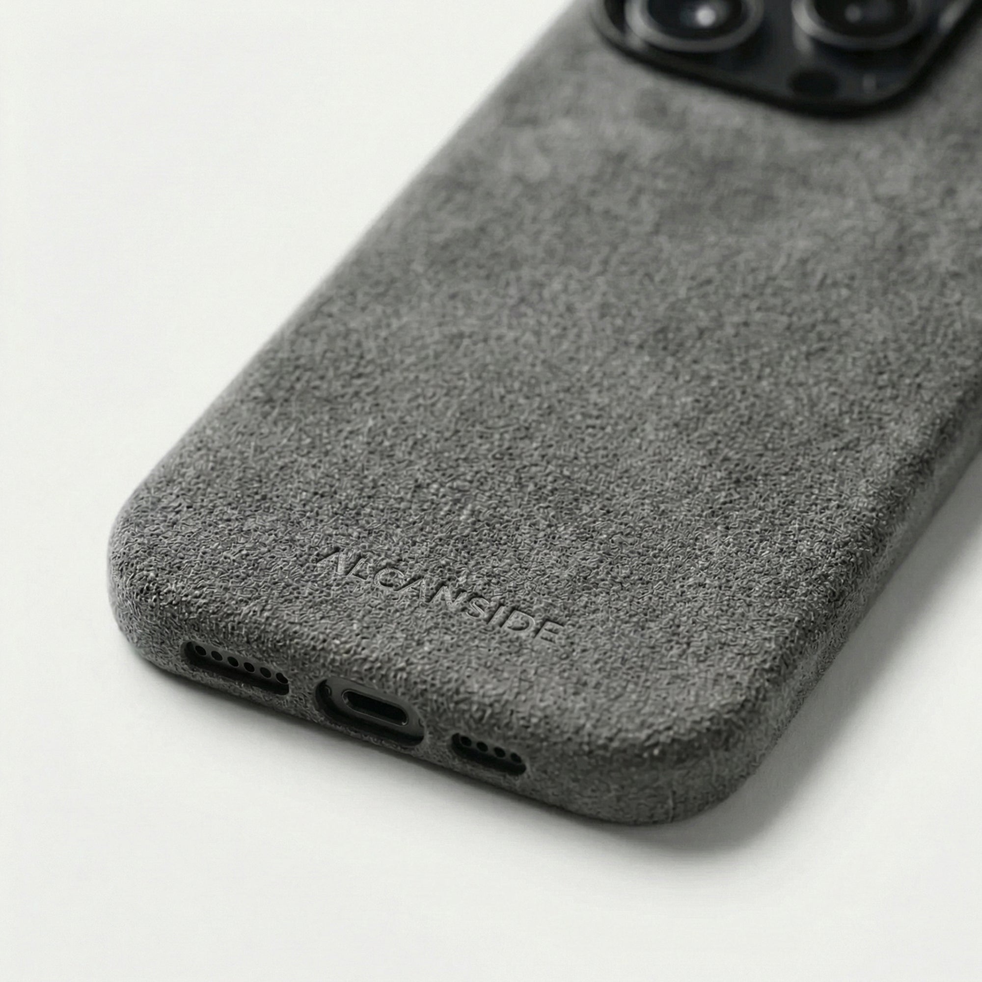 iPhone 16 Pro - Alcantara Case - Nardo Gray - Alcanside