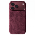iPhone Alcantara Case - Wine Red