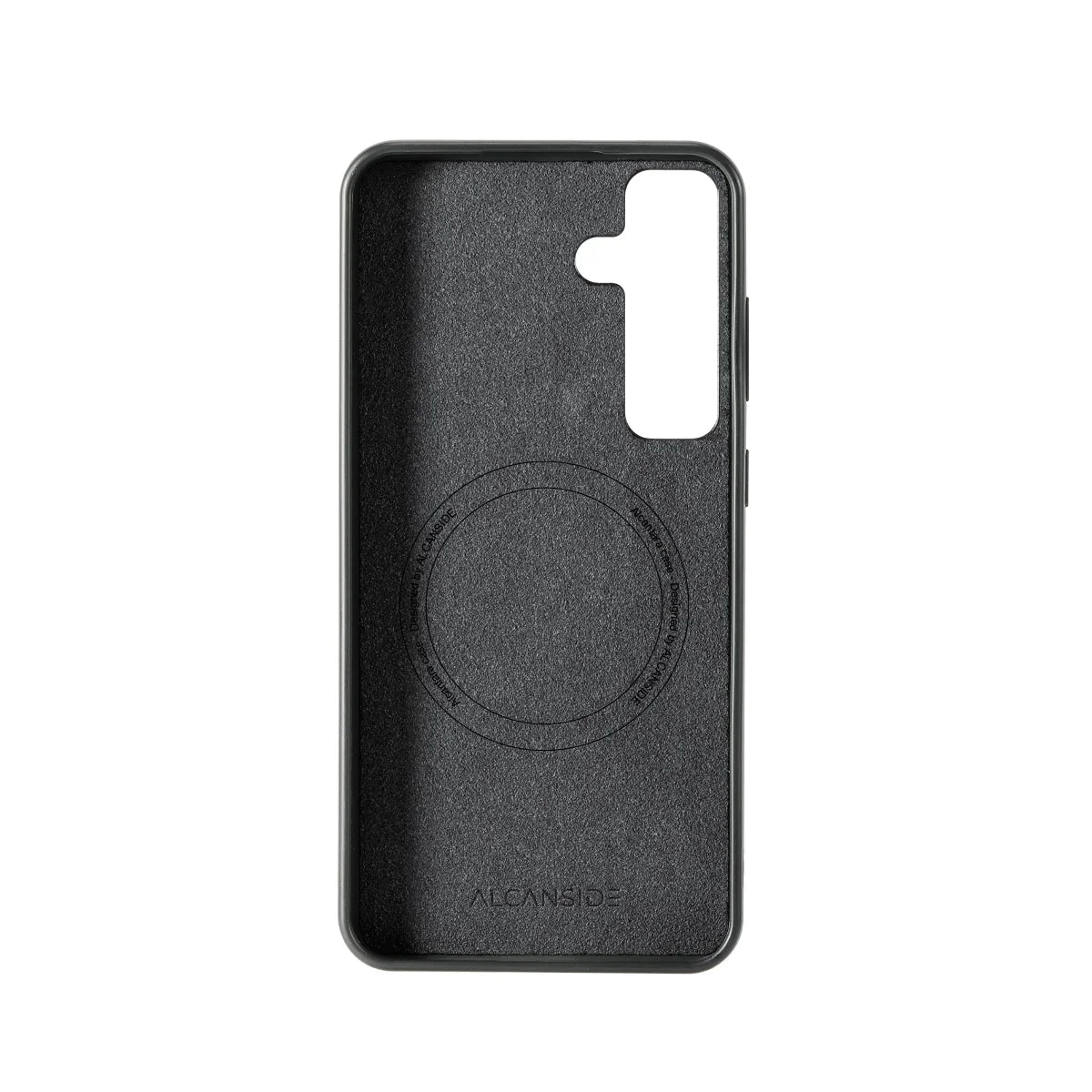 Samsung Galaxy S24 Plus - Alcantara Back Cover - Space Grey - Alcanside