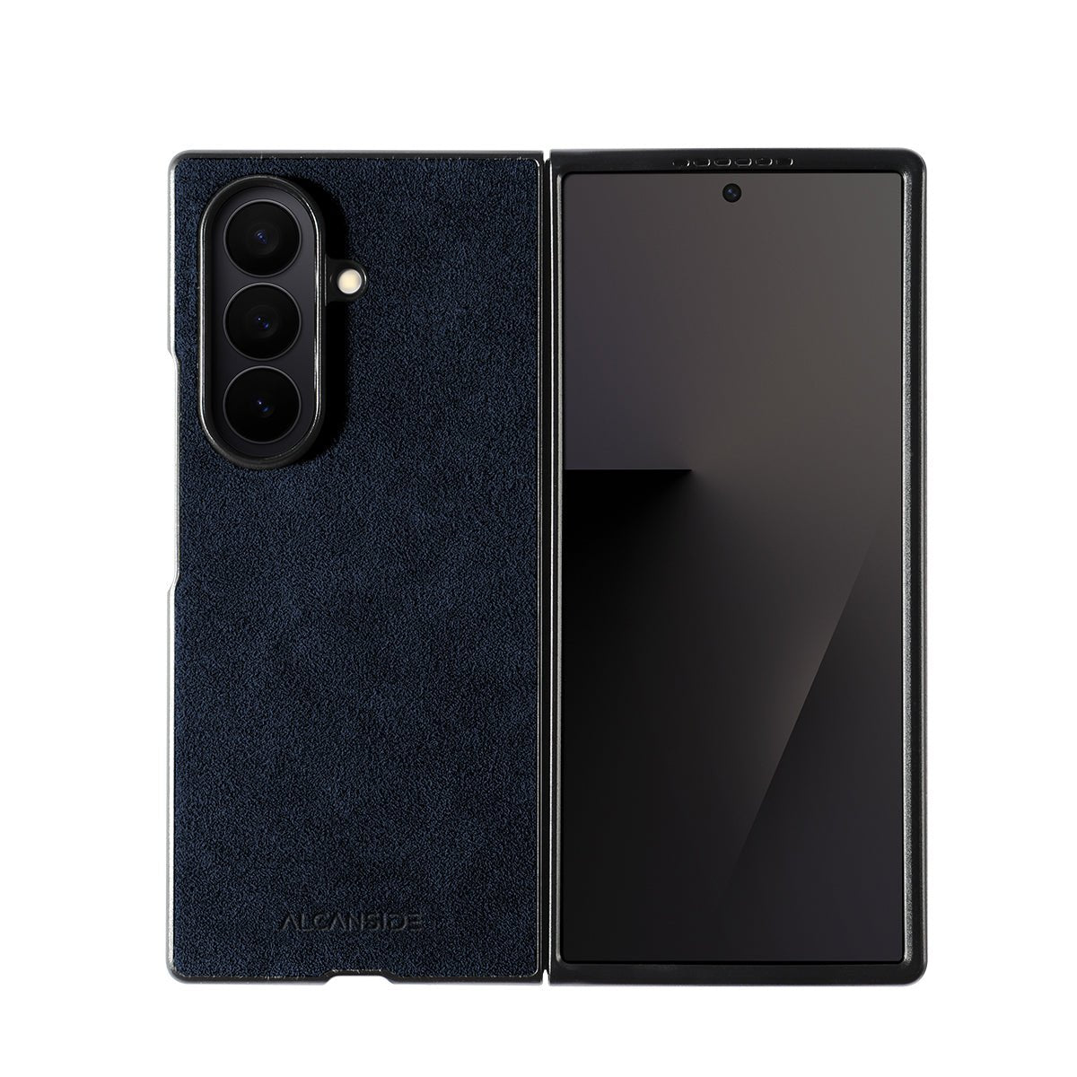 Samsung Galaxy Z Fold 7 - Alcantara Case - Navy Blue - Alcanside