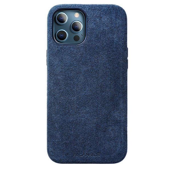iPhone 12 Pro Max - Alcantara Case - Ocean blue